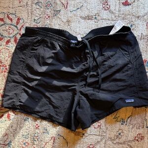 Patagonia Black Recycled Fishing Net Shorts